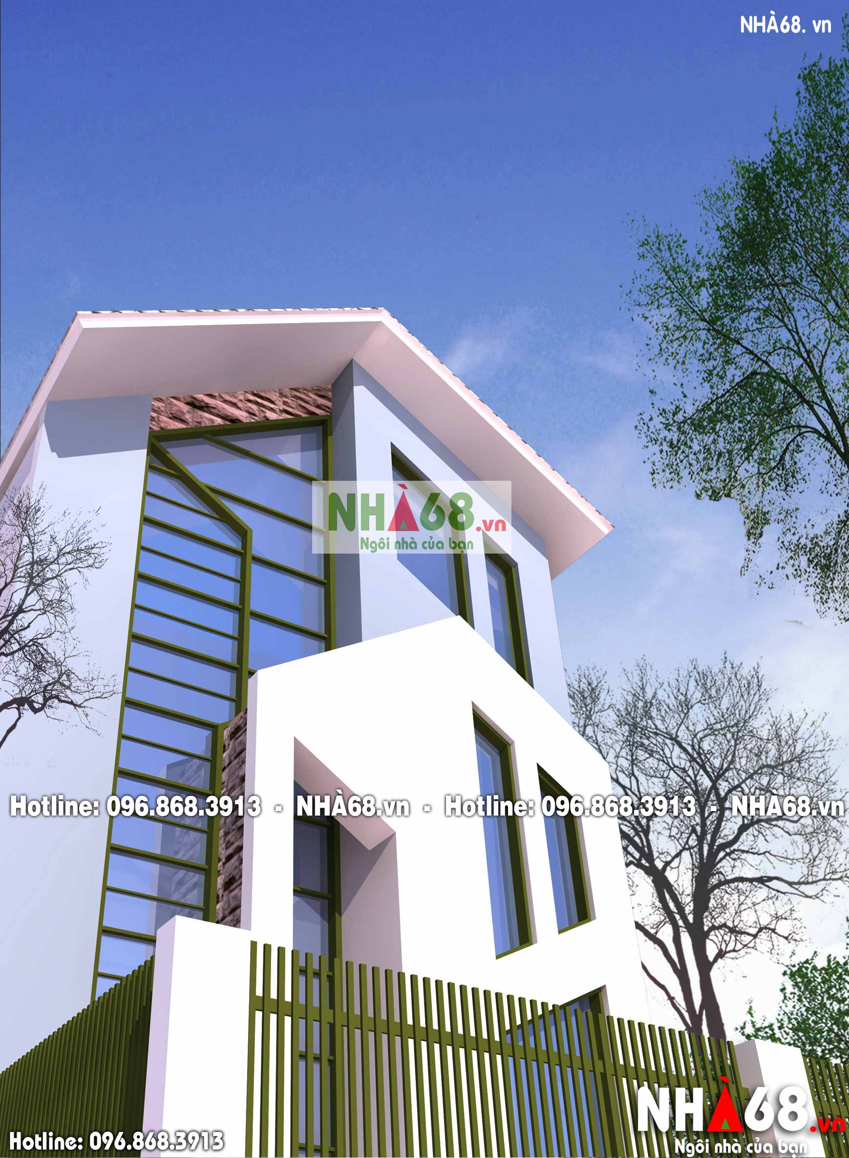 Mẫu biệt thự 4,5 tầng | 11m x 11,5m | BT68-010