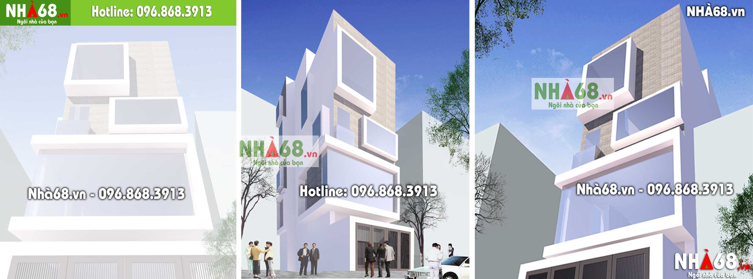 Mẫu thiết kế nhà phố liền kề đẹp hiện đại