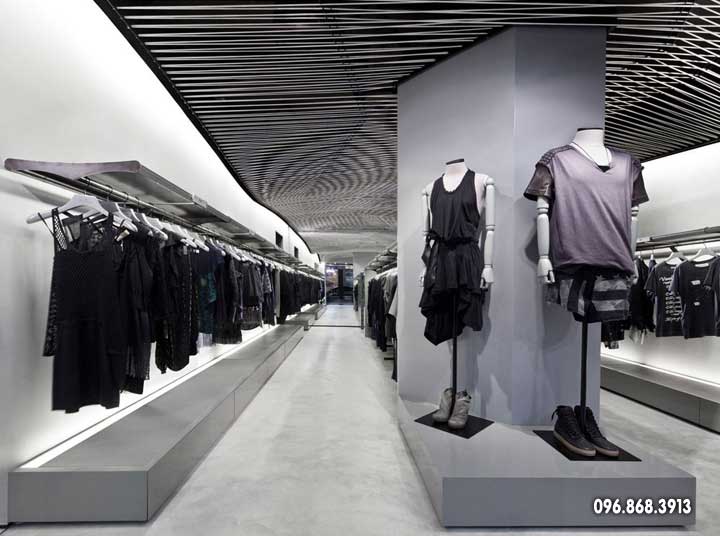 Thiết kế nội thất shop thời trang cao cấp đẹp