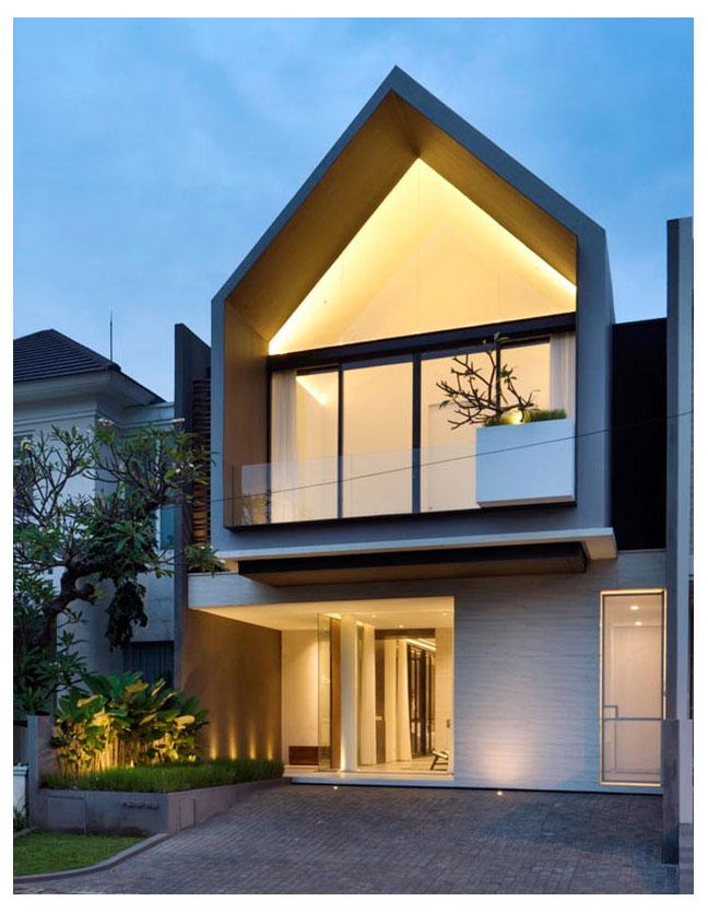 Mẫu thiết kế nhà đẹp 2 tầng được lấy cảm hứng từ ký ức tuổi thơ | ND68-003