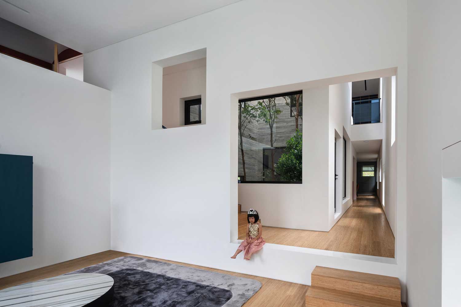 Mẫu nhà đẹp với những ô cửa sinh động mang đến những trải nghiệm không gian thú vị | ND68-035