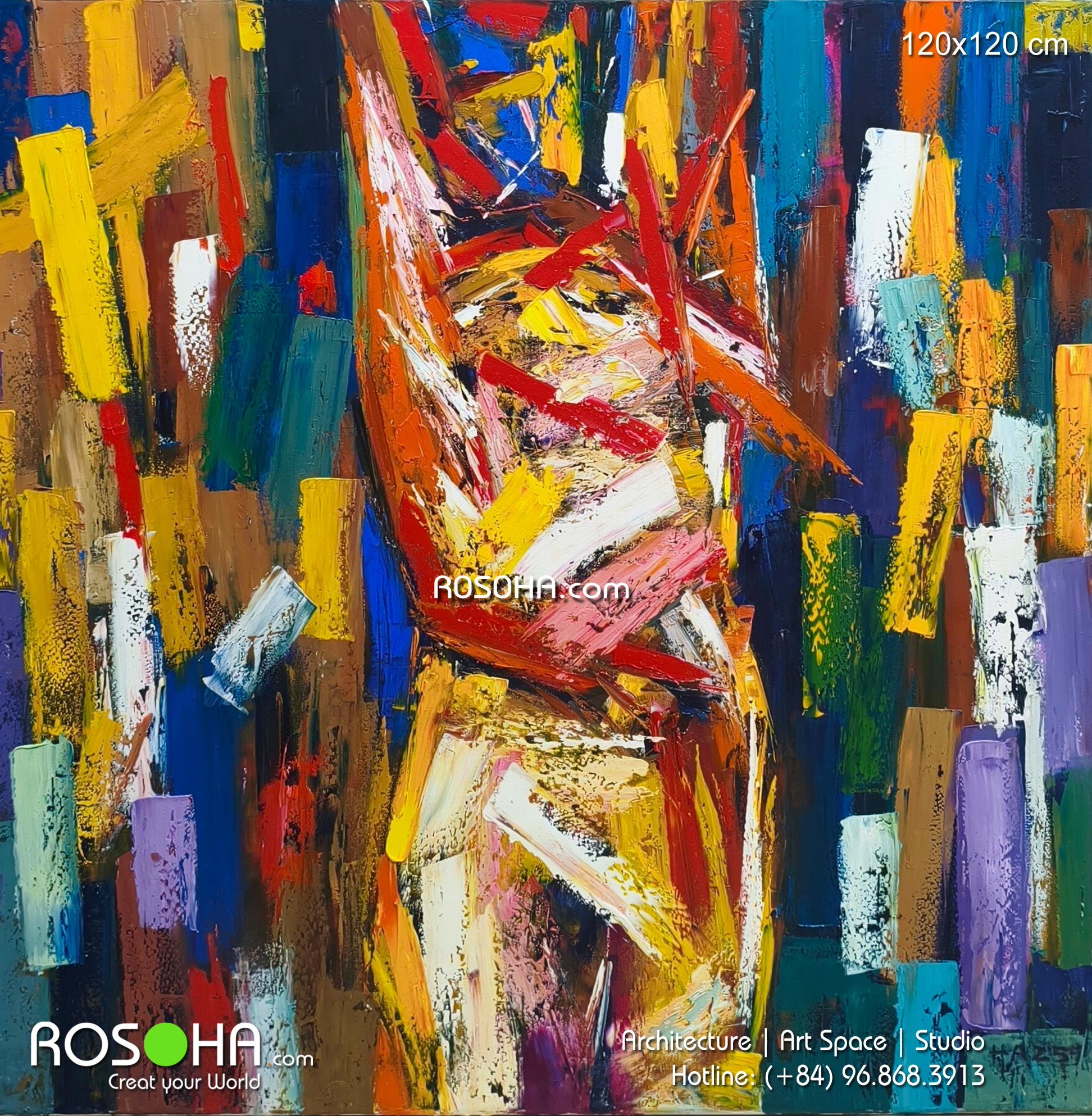 Love | Art paintings | Abstract paintings | Tranh trừu tượng nghệ thật