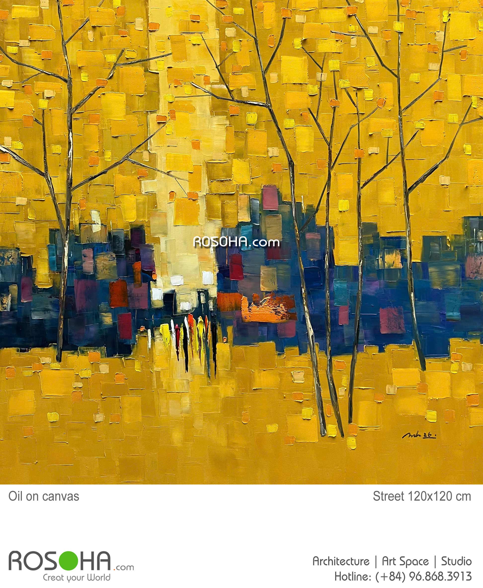 Art paintings | Street paintings 120x120cm