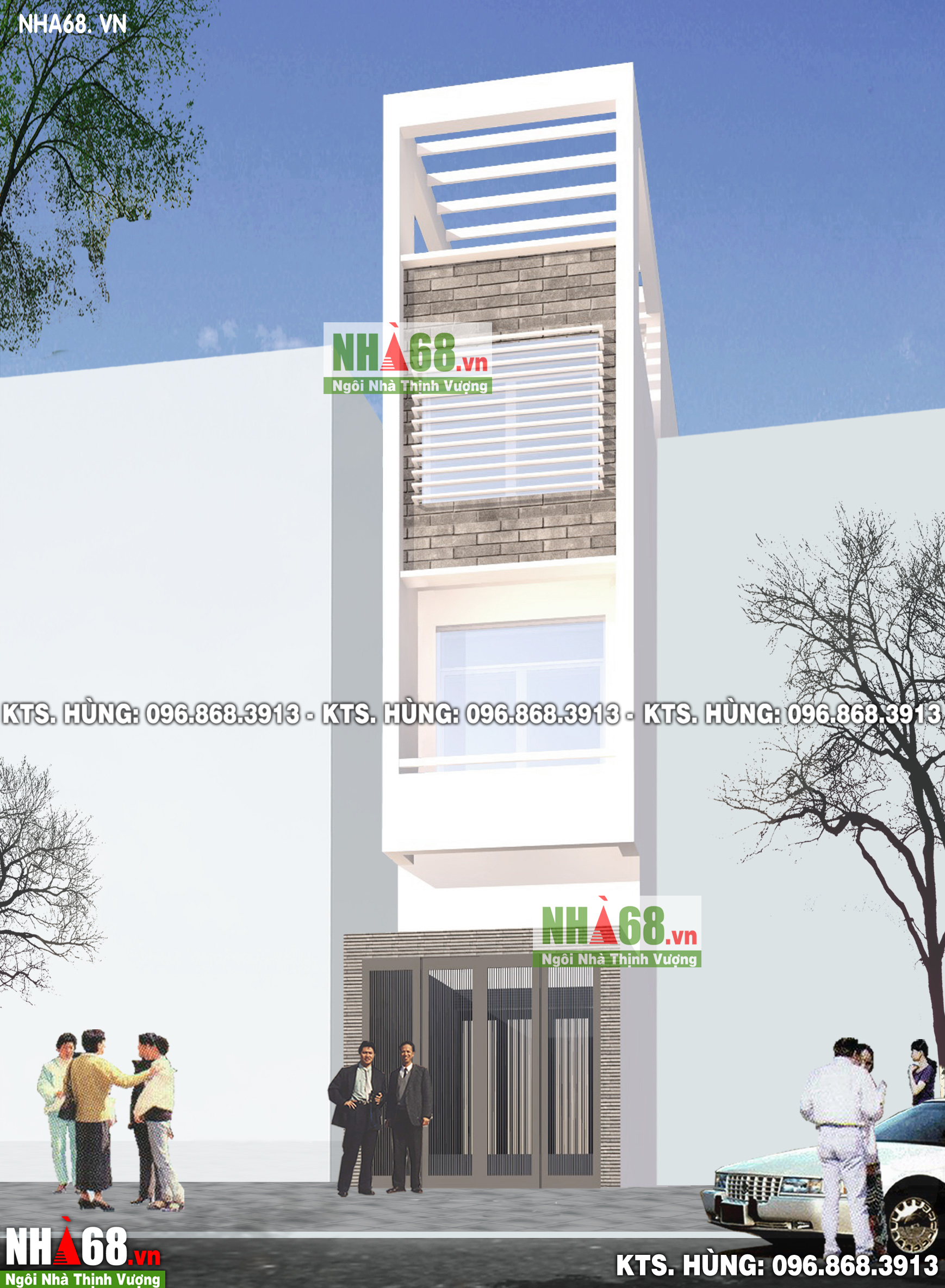 Thiết kế nh&agrave; phố quận T&acirc;y Hồ, H&agrave; Nội, k&iacute;ch thước 3.5 x 12.5m