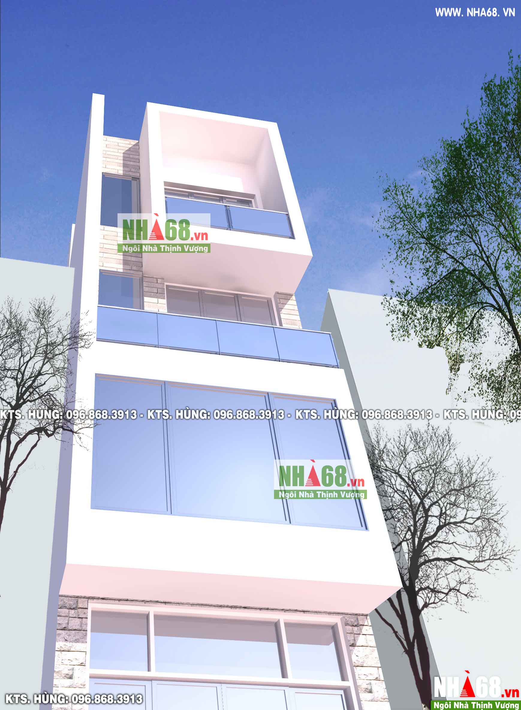 Thiết kế nh&agrave; phố quận H&agrave; Đ&ocirc;ng, H&agrave; Nội, k&iacute;ch thước 4m x 12.5m