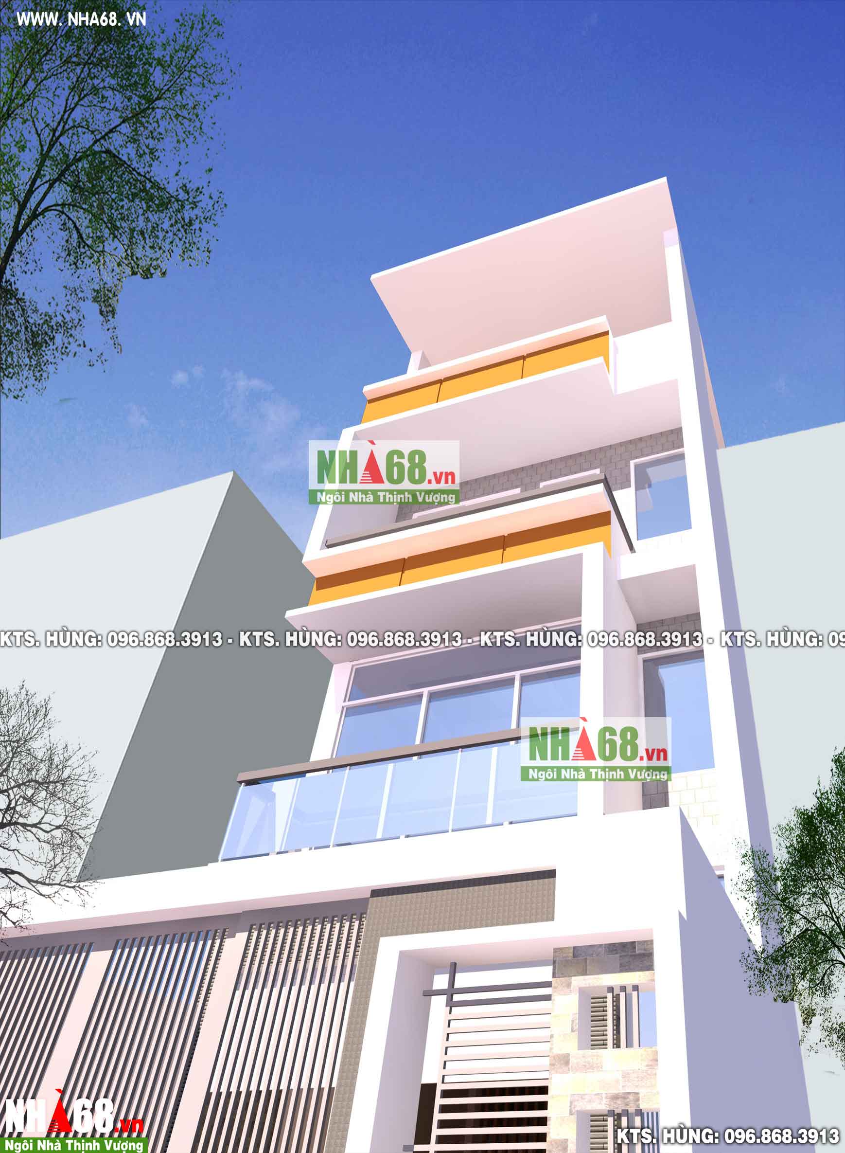 Thiết kế nh&agrave; phố tại quận Hai B&agrave; Trưng, H&agrave; Nội, k&iacute;ch thước 5m x 15m