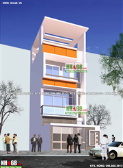 Thiết kế nhà phố tại quận Hai Bà Trưng, Hà Nội, kích thước 5m x 15m
