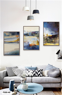 Mẫu tranh trang trí canvas cao cấp hình ảnh trừu tượng | F888-40
