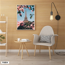 Mẫu tranh trang trí canvas hình ảnh tháp Eiffel | FAB34