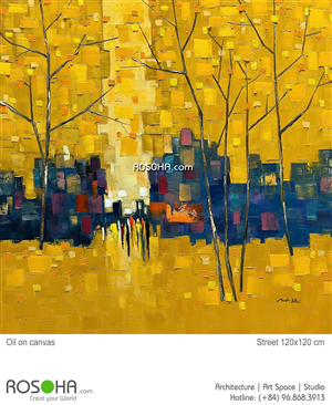 Art paintings | Street paintings 120x120cm