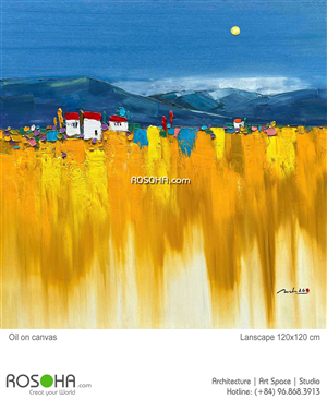 Lanscape paintings | Art paintings 120x120cm
