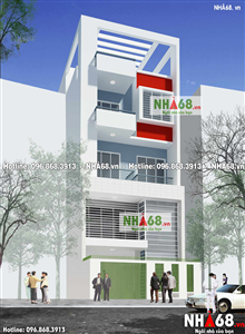 Mẫu nhà phố 4.5 tầng | 6.3m x 15m | NP68-011