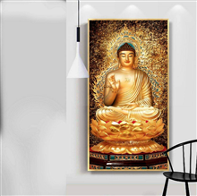 Mẫu tranh trang trí canvas phật giáo đẹp | DEF-88