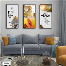 Mẫu tranh trang trí canvas phật giáo đẹp | GF-50